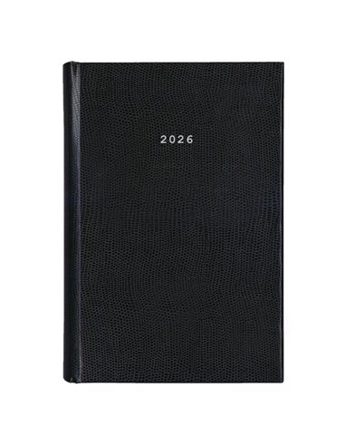 Next ημερολόγιο 2026 skin ημερήσιο δετό μαύρο 17x25εκ.  Δυνατότητα εκτύπωσης