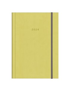 Next ημερολόγιο 2026 velvet ημερήσιο δετό λαχανί με λάστιχο 17x25εκ. Δυνατότητα εκτύπωσης