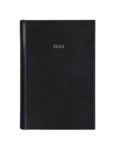 Next ημερολόγιο 2025 skin ημερήσιο δετό μαύρο 14x21εκ.