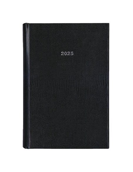 Next ημερολόγιο 2025 skin ημερήσιο δετό μαύρο 14x21εκ.