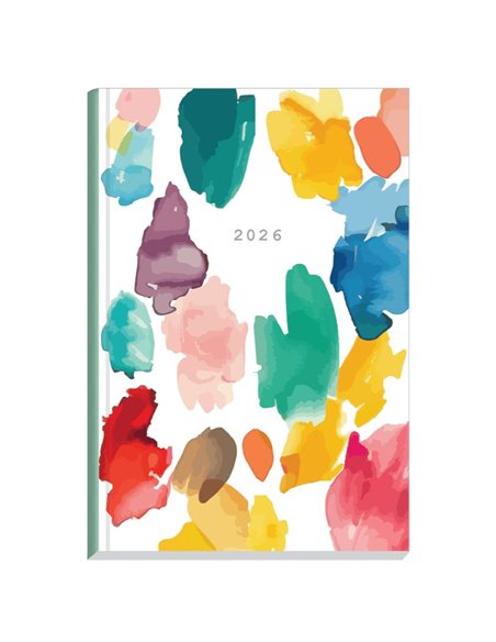 Next ημερολόγιο 2026 Trends Watercolour ημερήσιο δετό 14x21εκ.