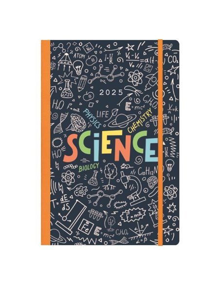 Next ημερολόγιο 2025 Trends ημερήσιο flexi με λάστιχο 12x17εκ. Science