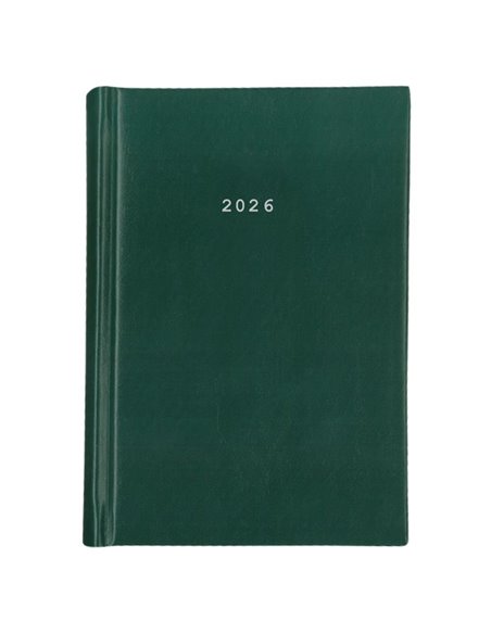 Next ημερολόγιο 2026 basic ημερήσιο δετό πράσινο 17x25εκ.  Δυνατότητα εκτύπωσης