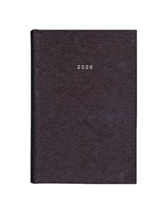 Next ημερολόγιο 2026 nest ημερήσιο δετό μαύρο 17x25εκ.  Δυνατότητα εκτύπωσης