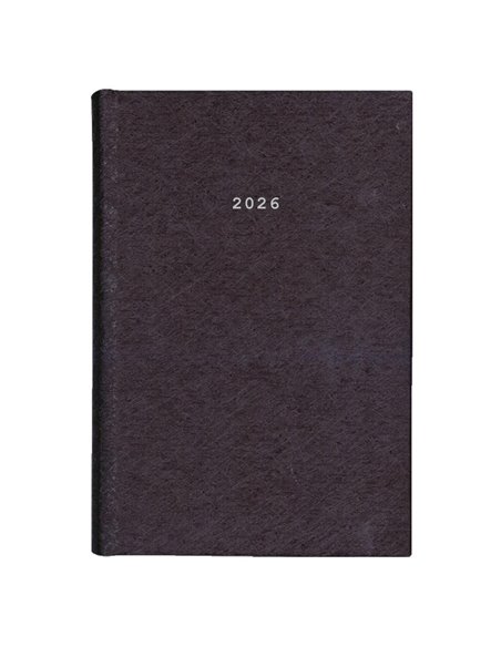 Next ημερολόγιο 2026 nest ημερήσιο δετό μαύρο 17x25εκ.  Δυνατότητα εκτύπωσης