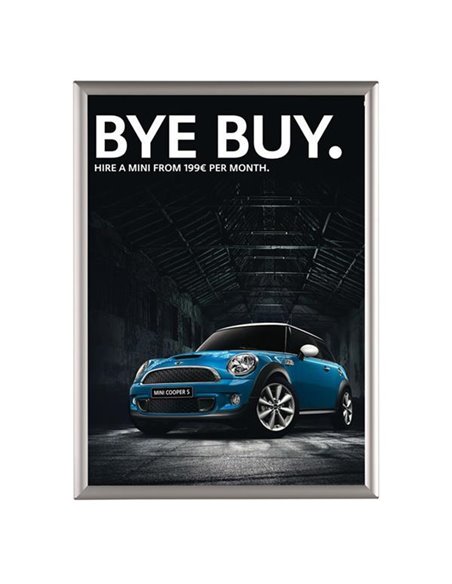 Kορνίζα 25χιλ. από αλουμίνιο για Β2, 50x70 εκ.