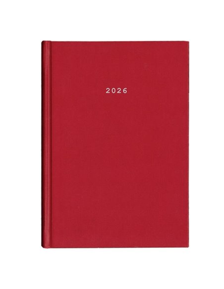 Next ημερολόγιο 2026classic ημερήσιο δετό κόκκινο 12x17εκ. Δυνατότητα εκτύπωσης
