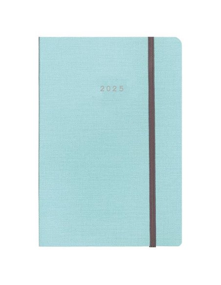 Next ημερολόγιο 2025 nomad ημερήσιο flexi γαλάζιο με λάστιχο 14x21εκ.