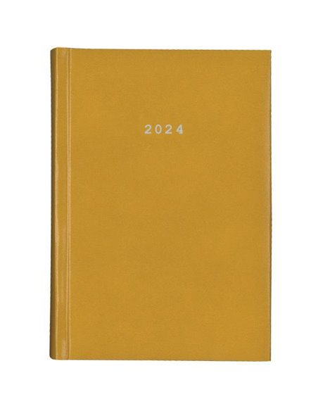 Next ημερολόγιο 2024 prestige ημερήσιο δετό μουσταρδί 14x21εκ.