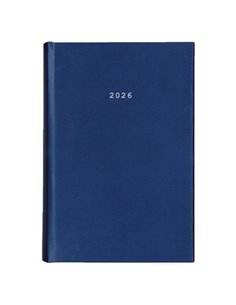Next ημερολόγιο 2026 metallic ημερήσιο δετό μπλε 17x25εκ.  Δυνατότητα εκτύπωσης
