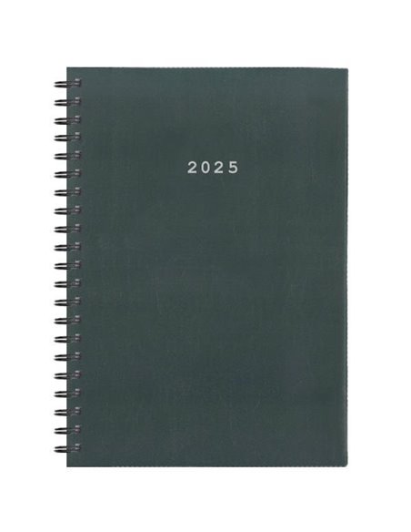 Next ημερολόγιο 2025 basic xl ημερήσιο σπιράλ γκρι 21x29εκ.