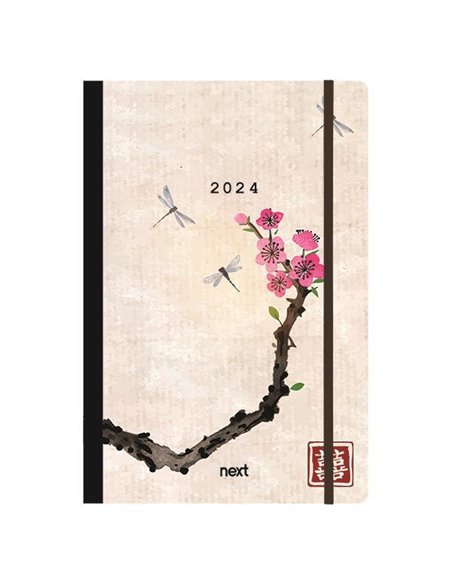 Next ημερολόγιο 2024 Trends ημερήσιο flexi με λάστιχο 12x17εκ. Japan art