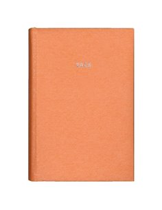 Next ημερολόγιο 2025 nest ημερήσιο δετό πορτοκαλί 14x21εκ.