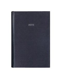 Next ημερολόγιο 2025 metallic ημερήσιο δετό μαύρο14x21εκ.