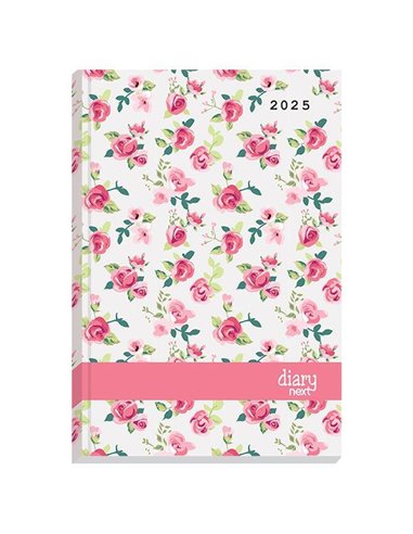 Next ημερολόγιο 2025 Gallery ημερήσιο δετό 14x21εκ, Τριαντάφυλλα 2