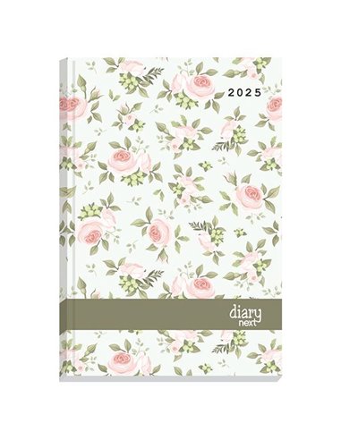 Next ημερολόγιο 2025 Gallery ημερήσιο δετό 14x21εκ, Τριαντάφυλλα 1
