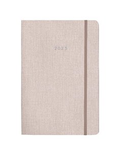 Next ημερολόγιο 2025 nomad ημερήσιο flexi υπόλευκο με λάστιχο 17x25εκ.