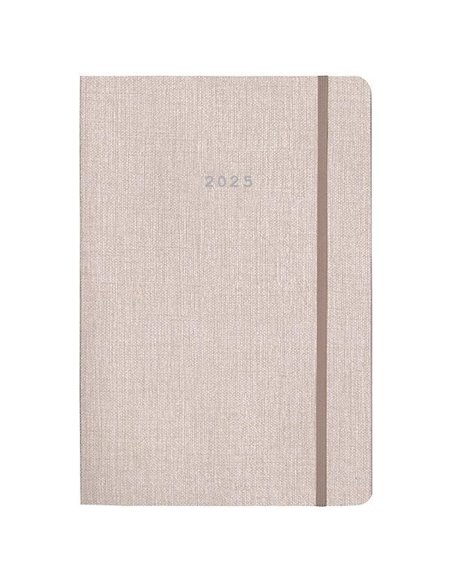 Next ημερολόγιο 2025 nomad ημερήσιο flexi υπόλευκο με λάστιχο 17x25εκ.