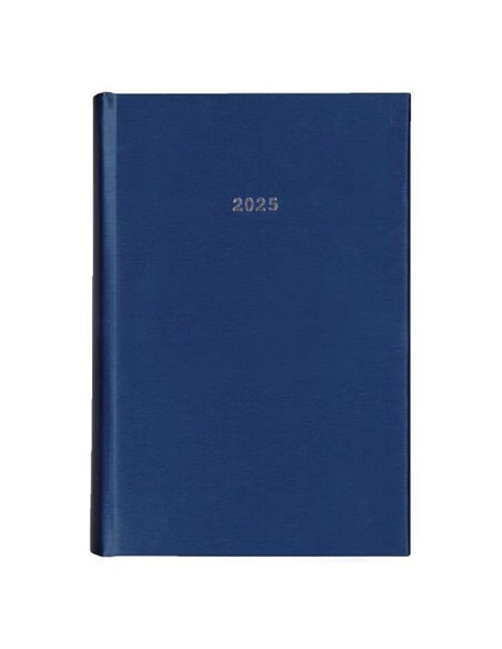 Next ημερολόγιο 2025 metallic ημερήσιο δετό μπλε 17x25εκ.