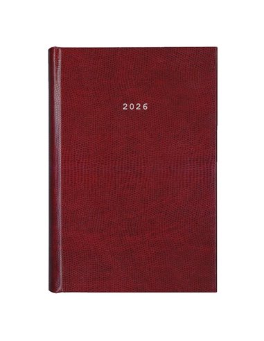 Next ημερολόγιο 2026 skin ημερήσιο δετό μπορντώ 14x21εκ.  Δυνατότητα εκτύπωσης