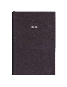 Next ημερολόγιο 2025 nest ημερήσιο δετό μαύρο 17x25εκ.