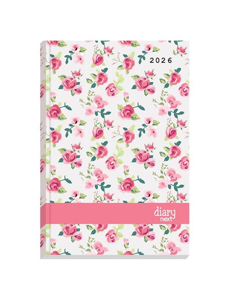 Next ημερολόγιο 2026 Gallery Τριαντάφυλλα 2 ημερήσιο δετό 12x17εκ.