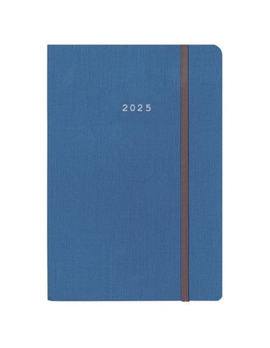 Next ημερολόγιο 2025 nomad ημερήσιο flexi μπλε με λάστιχο 17x25εκ.