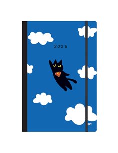 Next ημερολόγιο 2026 Trends Super cat ημερήσιο flexi με λάστιχο 12x17εκ.