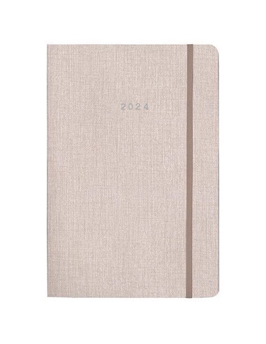 Next ημερολόγιο 2024 nomad ημερήσιο flexi υπόλευκο με λάστιχο 12x17εκ.