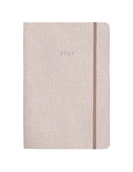 Next ημερολόγιο 2024 nomad ημερήσιο flexi υπόλευκο με λάστιχο 12x17εκ.