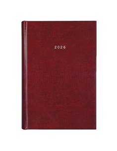 Next ημερολόγιο 2026 skin ημερήσιο δετό μπορντώ 17x25εκ.  Δυνατότητα εκτύπωσης