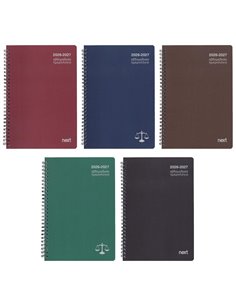 Next ημερολόγιο 2026-27 classic εβδομαδιαίο δικηγόρων σπιράλ 17x25εκ.