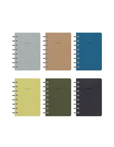 Next ημερολόγιο 2026 velvet ημερήσιο σπιράλ μίνι 8x12εκ.