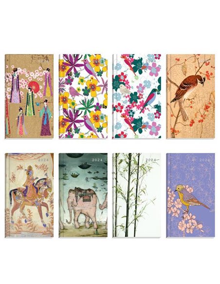 Next ατζέντα 2024 art εβδομαδιαία δετή 8x15εκ.