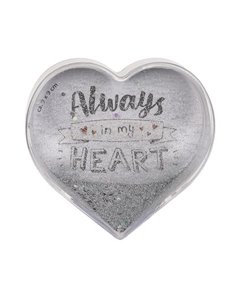 Κορνίζα 3D με νερό και glitter για φωτογραφία  9x9εκ.