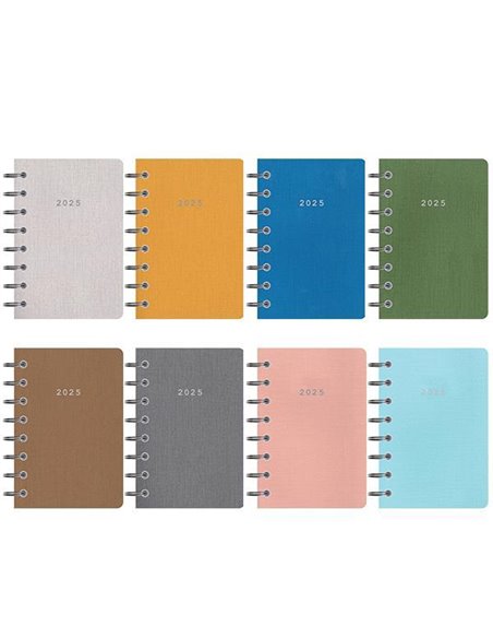 Next ημερολόγιο 2025 nomad ημερήσιο σπιράλ μίνι 8x12εκ.