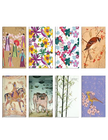 Next ατζέντα 2025 art εβδομαδιαία δετή 8x15εκ.