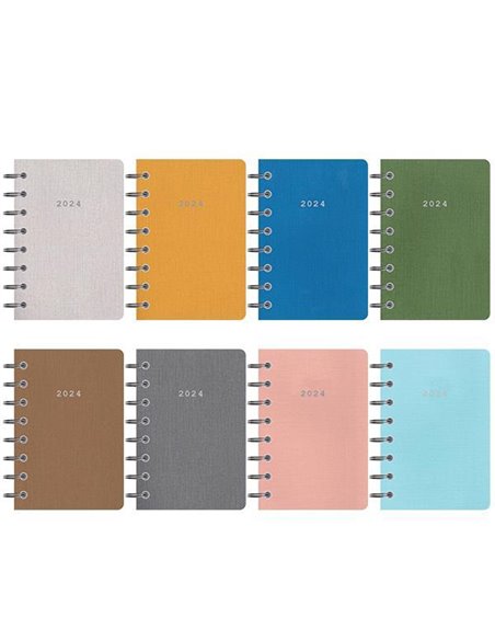 Next ημερολόγιο 2024 nomad ημερήσιο σπιράλ μίνι 8x12εκ.