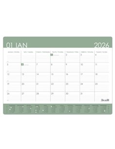 Next πλάνο 2026 μηνιαίο γραφείου Υ25x35εκ.