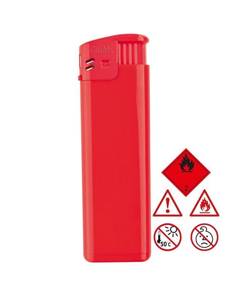 Αναπτήρας επαναγεμιζόμενος, κόκκινος, Υ8,2x2,5x1,1εκ.