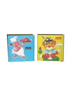 Ημεροδείκτης 2026 ανέκδοτα - μαγειρική 7x7εκ.