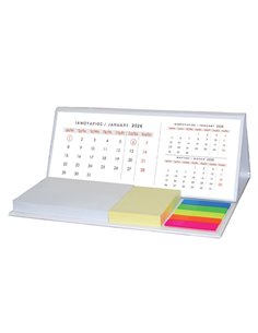 Next ημερολόγιο 2026 τρίγωνο με βάση - αυτοκόλλητα χαρτάκια 21.5x17εκ., 12φ.