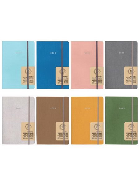 Next ημερολόγιο ACADEMIC+ 9/2024-12/2025 Nomad εβδομαδιαίο flexi 14x21εκ.