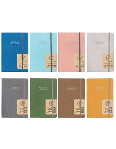 Next ημερολόγιο ACADEMIC 9/2024-8/2025 Nomad ημερήσιο flexi 14x21εκ.