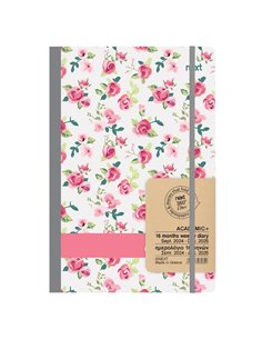 Next ημερολόγιο ACADEMIC+ 9/2024-12/2025 Gallery εβδομαδιαίο flexi 14x21εκ. Τριαντάφυλλα 2