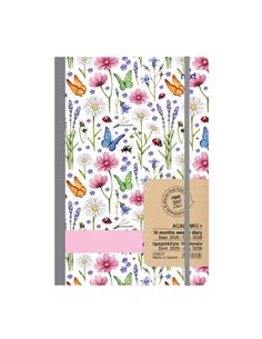 Next ημερολόγιο ACADEMIC+ 9/2025-12/2026 Gallery εβδομαδιαίο flexi 14x21εκ.  Πεταλούδες