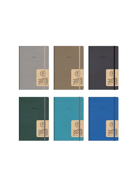 Next ημερολόγιο ACADEMIC+ 9/2025-12/2026 Nomads εβδομαδιαίο flexi 14x21εκ. Δυνατότητα εκτύπωσης