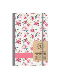 Next ημερολόγιο ACADEMIC+ 9/2025-12/2026 Gallery εβδομαδιαίο flexi 14x21εκ. Τριαντάφυλλα 2