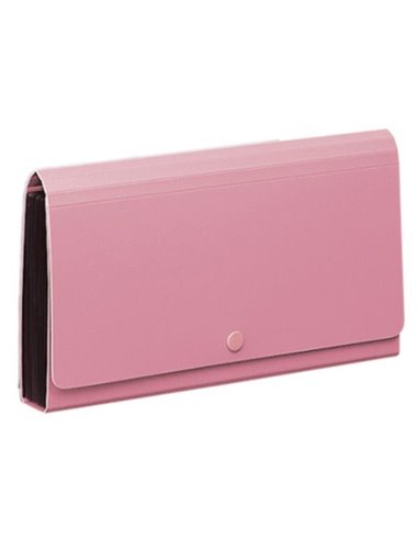 Comix αρχειοθήκη επιταγών PP ροζ Υ26.2x14.5x3εκ.