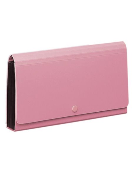 Comix αρχειοθήκη επιταγών PP ροζ Υ26.2x14.5x3εκ.